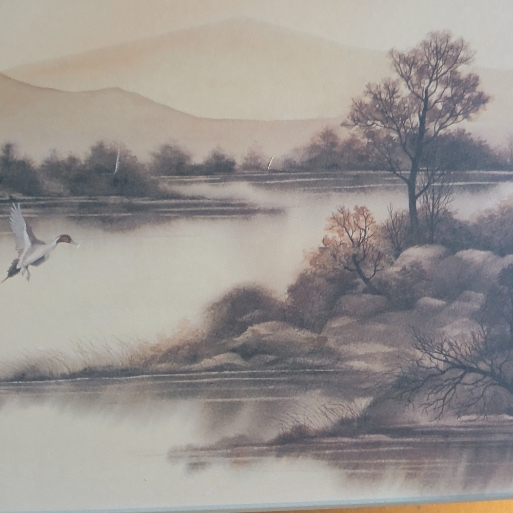Vintage F. Massa Landscape Print | Very Heavy - Picture 10 of 11